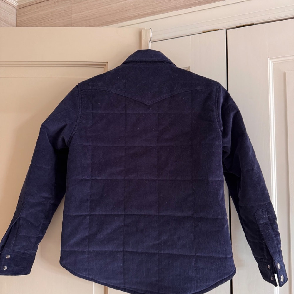 Men's Navy Corduroy Jacket - Picture 2 of 4